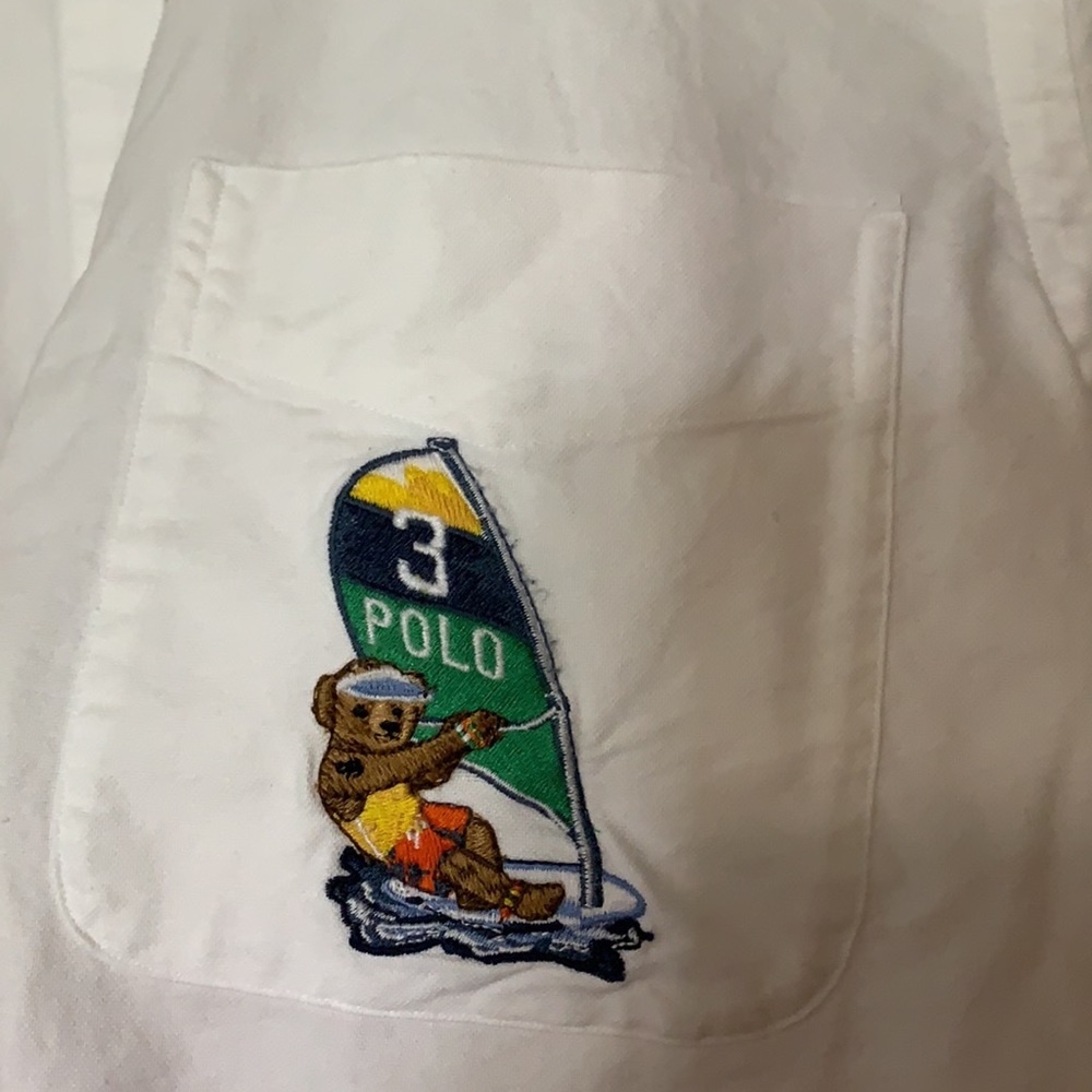Polo Ralph Lauren Windsurfer Bear Oxford Shirt - Picture 2 of 4